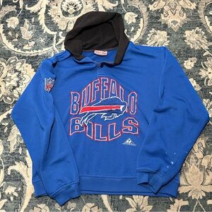 Buffalo Bills Blue Hoodie pullover top nfl